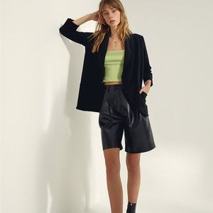 Aritzia Wilfred Black Cardigan Blazer